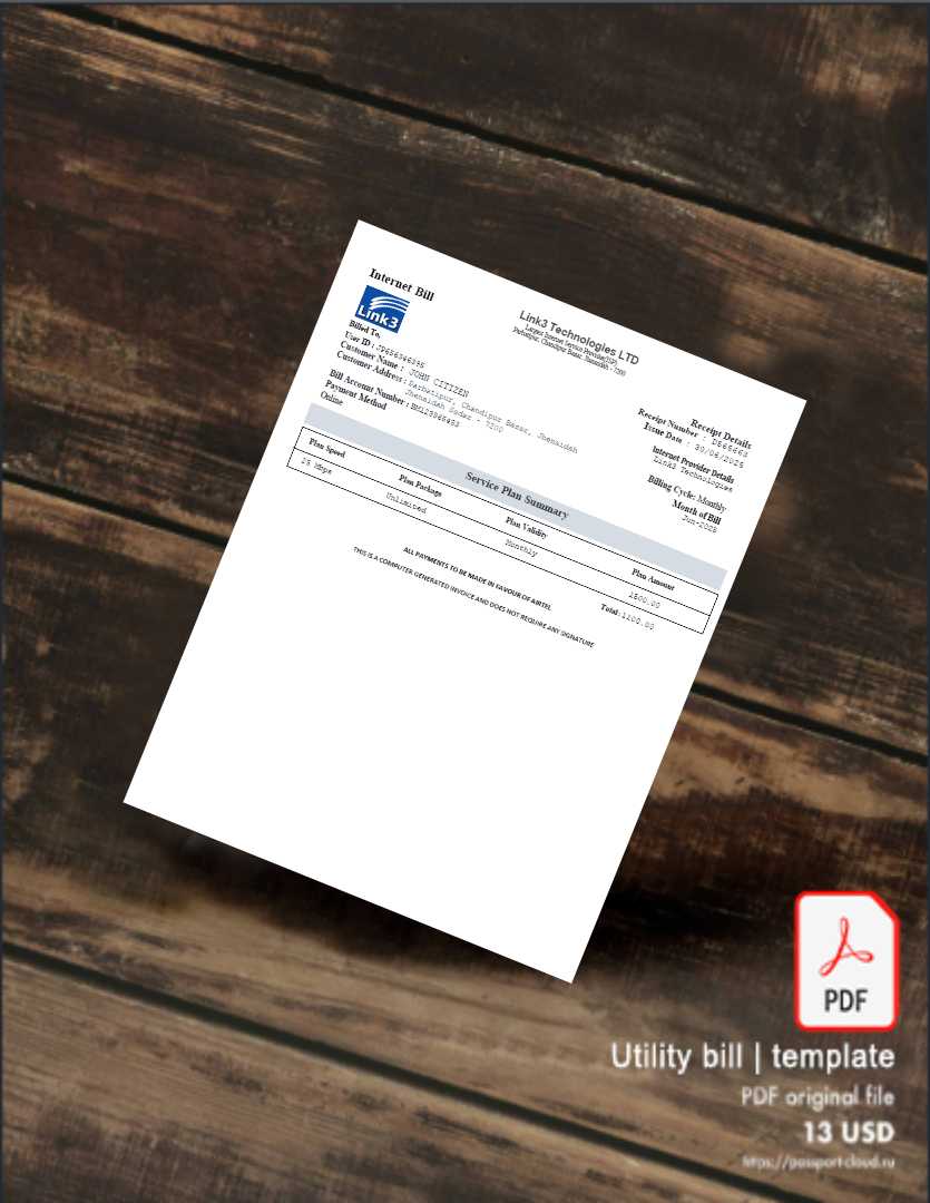 Utility bill | Albanian Power | Albania